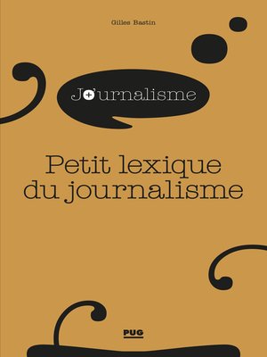 cover image of Petit lexique du journalisme